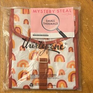 Thirty-One Multicolor Rainbow Thermal Pouch